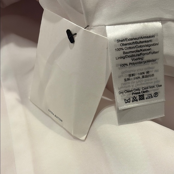 DKNY Striped Pink and White Women's Blazer size 14 * - Picture 4 of 4